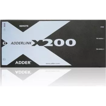 Adder X200-USB/P-IEC AdderLink X200 VGA USB KVM prailgintuvas per CAT5/5e/6/7 iki 100m