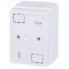 ADELID RM-NT-02T paviršinis skirstomasis dėžutės, 2 moduliai, IP40, permatomos durys
