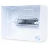 ADELID RM-NT-06T 6 modulių paviršinio montavimo skirstomasis skydas, IP40, balta/pilka
