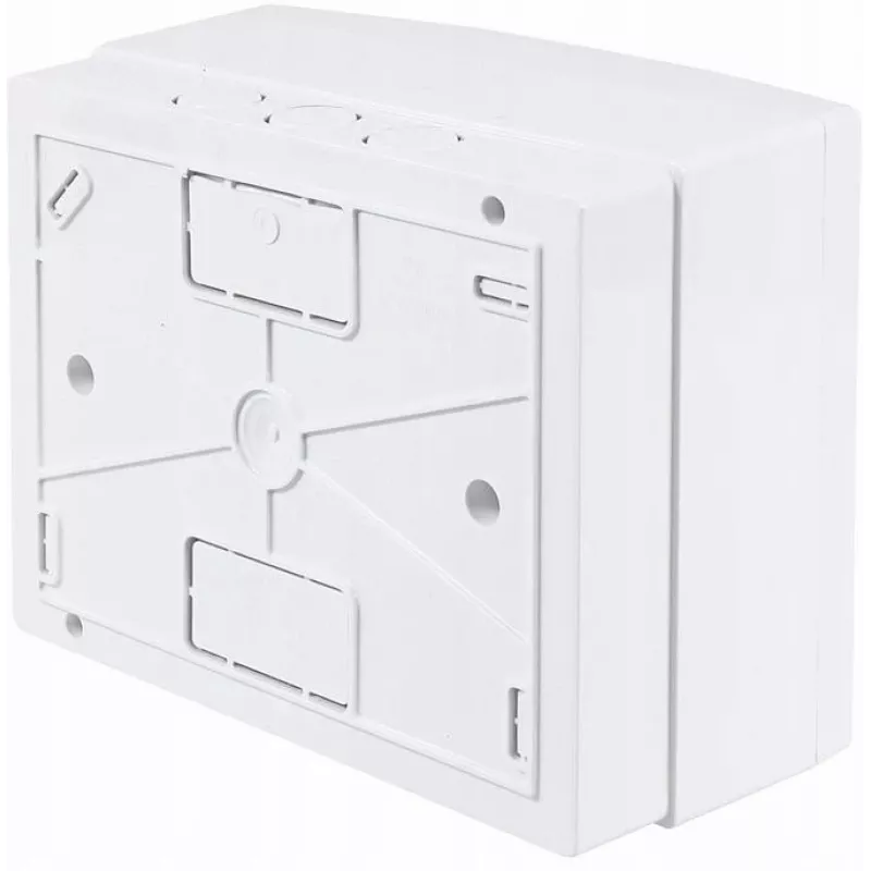ADELID RM-NT-06T 6 modulių paviršinio montavimo skirstomasis skydas, IP40, balta/pilka