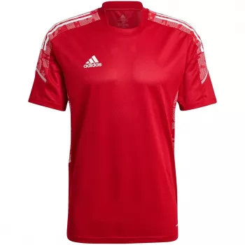 adidas Condivo 21 treniruočių marškinėliai Primeblue raudoni GH7166, dydis S