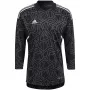 adidas Condivo 22 Long Sleeve vyriški vartininko marškinėliai juodi