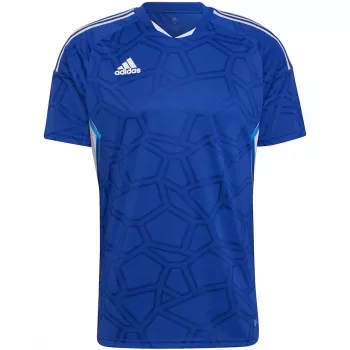 adidas Condivo 22 rungtynių marškinėliai komandos karališkai mėlyni/balti HA3507 dydis S