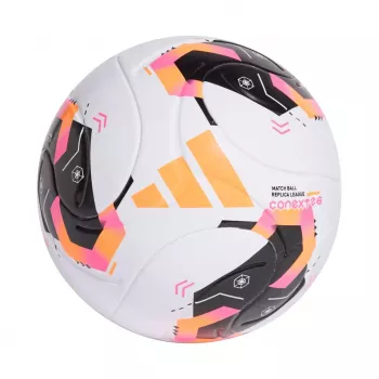 adidas Conext 26 League futbolo kamuolys, dydis 4, baltas/juodas/oranžinis KE5865