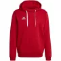 adidas Entrada 22 vyriškas gobtuvas su gobtuvu, raudonas, XL