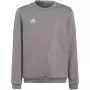 adidas Entrada 22 megztinis su gobtuvu pilkas, jaunimo 128 cm