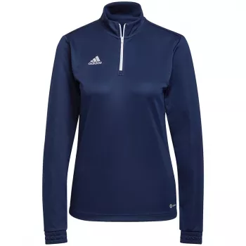 adidas Entrada 22 Top Training moteriškas treniruočių megztinis, tamsiai mėlynas, 2XS