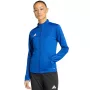 adidas Entrada 26 Moteriška striukė su užtrauktuku, mėlyna, M dydis