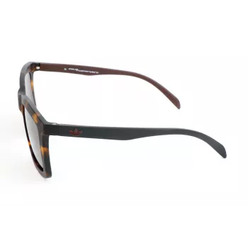 Adidas vyriški akiniai nuo saulės AOR015 – matinio juodo rėmelio, pilki lęšiai – 53/20/140 mm