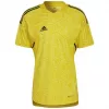 adidas Vyriški Condivo 22 vartininko marškinėliai trumpomis rankovėmis Solar Yellow HF0138