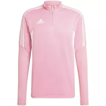 adidas vyriški Condivo 22 treniruočių marškinėliai su užtrauktuku, rožiniai, HD2313