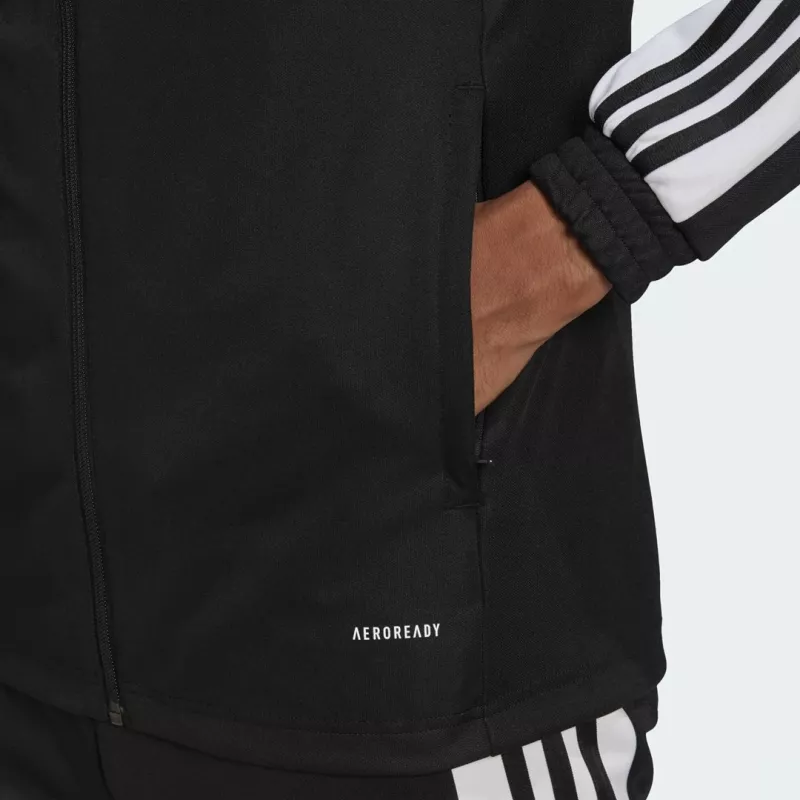 Adidas Squadra 21 Training Quarter-Zip Sweatshirt vyriškas, juodos spalvos, M dydis