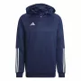 adidas Tiro 23 Competition Hoodie Vyriškas, tamsiai mėlynas, iš perdirbto poliesterio, AEROREADY futbolo treniruočių megztinis