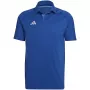 adidas Tiro 23 Competition vyriški polo marškinėliai mėlyni HU1342 S dydis