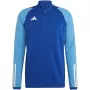 adidas Tiro 23 Competition vyriškas treniruočių megztinis, tamsiai mėlynas HU1309