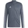 adidas Tiro 23 League treniruočių striukė su užtrauktuku, Grey Four, vyriška, M dydis