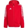 adidas Tiro 23 League vėjo striukė raudona IA1624 140cm