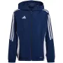 adidas Tiro 24 vaikiška treniruočių striukė tamsiai mėlyna 140cm