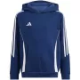 adidas Tiro 24 gobtuvinis megztinis, tamsiai mėlynas, IR7504, dydis 152 cm