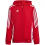 adidas Tiro 24 vaikiška treniruočių striukė Raudona/Balta 164cm
