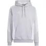 adidas Tiro 24 Sportinis gobtuvas su gobtuvu, vidutinė pilka heather spalva, IR7545, vyriškas futbolo treniruočių megztinis