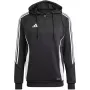 adidas Tiro 24 Training Hooded vyriškas megztinis su gobtuvu juodos spalvos IJ9957