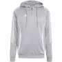 adidas Tiro 24 treniruočių gobtuvas vyrams - Medium Grey Heather/Black, Slim Fit, AEROREADY, perdirbtas poliesteris