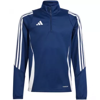 adidas Tiro 24 Treniruočių viršus vaikams džemperis tamsiai mėlynas IR9360 dydis 140