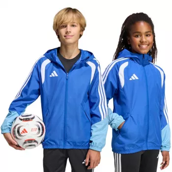 adidas Tiro 26 Competition All Weather vaikiška striukė mėlyna 152 cm