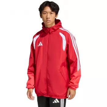 adidas Tiro 26 Competition All Weather vyriškas treniruočių švarkas, raudonas, M dydis