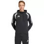 adidas Tiro 26 League pilno užtrauktuko megztinis su gobtuvu vyrams, juodos spalvos, S dydis