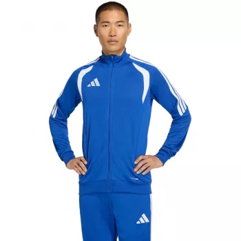 adidas Tiro 26 League vyriški treniruočių marškinėliai su užtrauktuku, Team Navy Blue, S dydis, AEROREADY