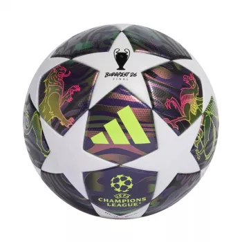adidas UCL 25/26 Final League kamuolys, 4 dydis, violetinis/baltas