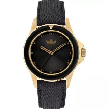 Adidas Unisex AOST22568 Digitalinis LCD laikrodis 38mm Juodas Silikonas
