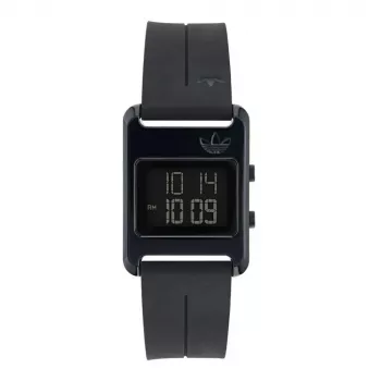 Adidas Unisex AOST23568 Quartz Analog Watch 31mm Black Silicone