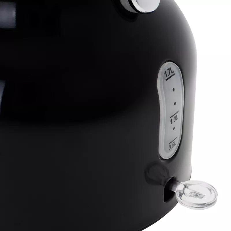 Adler AD 1346B elektrinis virdulys 1,7 l, 2200 W, juodos ir metalo spalvos