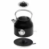 Adler AD 1346B elektrinis virdulys 1,7 l, 2200 W, juodos ir metalo spalvos