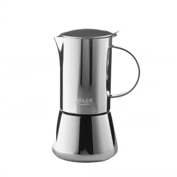Adler AD 4417 Kavos Malūnėlis, 150 W, 75 g, Nerūdijantis Plienas, Sidabrinis/Juodas