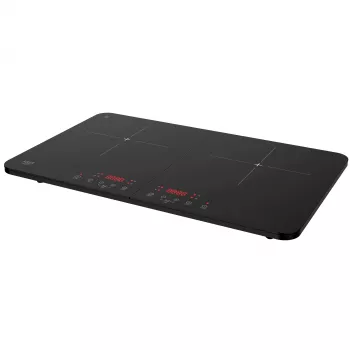 Adler AD 6516 dviguba indukcinė kaitlentė 3500W, jutiklinis valdymas, juoda | ITwork.lt