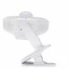 Adler AD 7335 Įkraunamas Segtuvinis Stalo Ventiliatorius, 6W, 12,7 cm, 3 Greičiai, Siūbavimas, Baltas