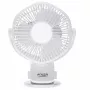 Adler AD 7335 Įkraunamas Segtuvinis Stalo Ventiliatorius, 6W, 12,7 cm, 3 Greičiai, Siūbavimas, Baltas