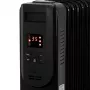 Adler Camry CR 7814 alyvos radiatorius su nuotolinio valdymo pultu, 2500 W, 3 galios lygiai, 11 sekcijų, skaitmeninis termostatas, 24 val. laikmatis, LED ekranas, apsauga nuo perkaitimo ir apvirtimo, juodos spalvos