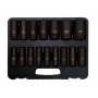 ADLER ilgų smūginių lizdų rinkinys 16vnt 1/2 inch 10-32mm