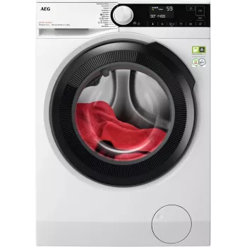 AEG LFR83844VE skalbimo mašina su priekiniu pakrovimu, 8 kg, 1400 aps./min., balta
