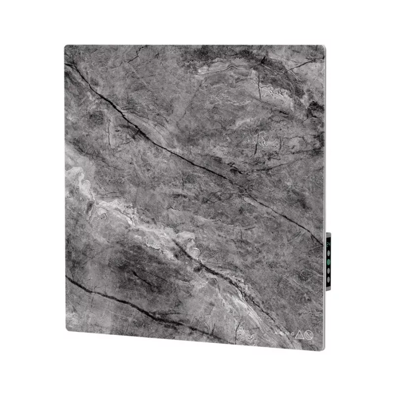 AENO Premium Eco Smart Quadro sieninis šildytuvas 500W, 50x50cm, grūdintas stiklas, infraraudonųjų spindulių + konvekcinis, LED ekranas, Wi-Fi, Antique Marble, riboto leidimo