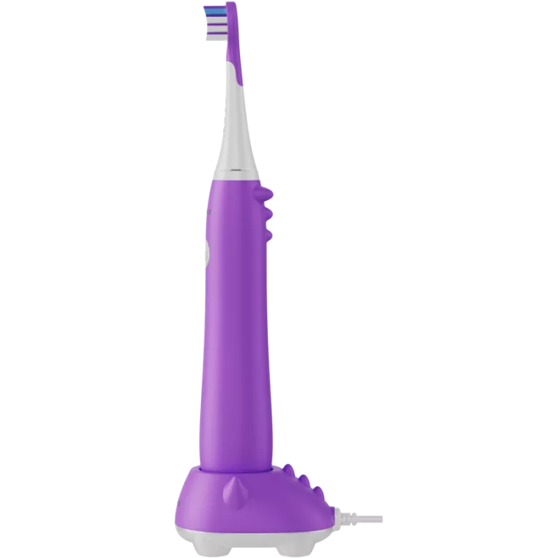 AENO belaidis dantų šepetėlis ADB0009V, violetinis, 3 šepetėlių antgaliai, 600 mAh, 5 režimai, „Smart Remind“