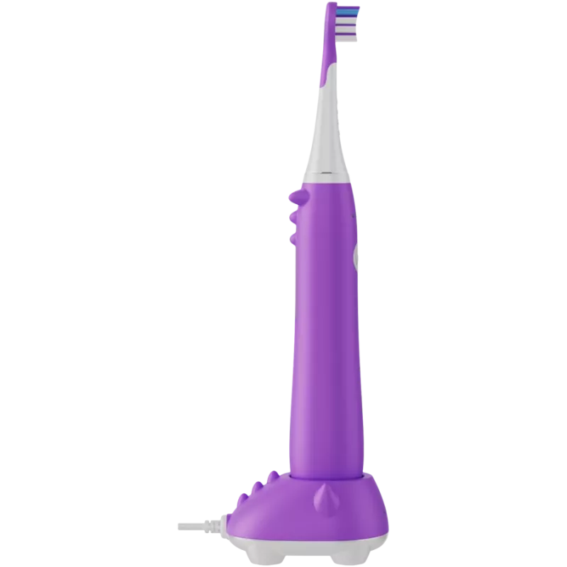 AENO belaidis dantų šepetėlis ADB0009V, violetinis, 3 šepetėlių antgaliai, 600 mAh, 5 režimai, „Smart Remind“