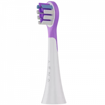 AENO belaidis dantų šepetėlis ADB0009V, violetinis, 3 šepetėlių antgaliai, 600 mAh, 5 režimai, „Smart Remind“