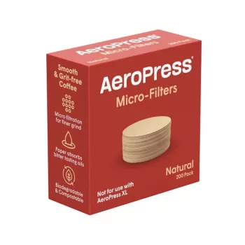 AeroPress popieriniai mikro-filtrai Natural 200 vnt.