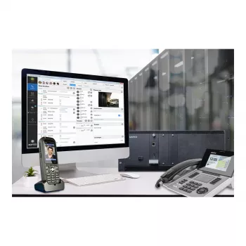 AGFEO ES 730 IT IP ryšio sistema (PBX) – 100 abonentų, 100 SIP magistralių, 30 VoIP pokalbių, Gigabit Ethernet, USB, ugniasienė, VPN, UC-Suite, CTI, Web GUI